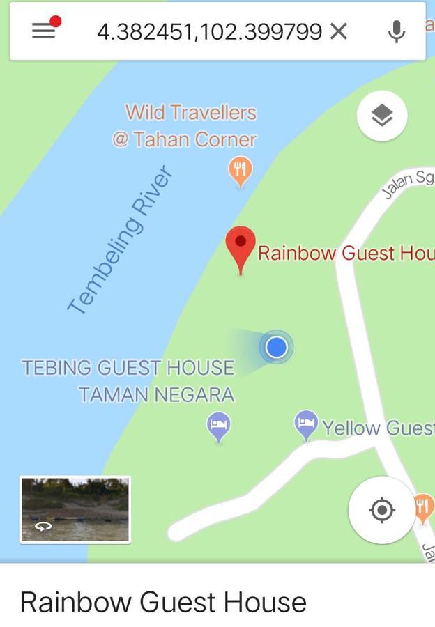 Taman Negara Rainbow Guest House Куала-Таган Екстер'єр фото